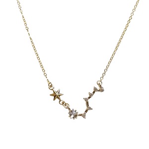 北斗七星 ネックレス 星座 夜空 宇宙 モチーフ ゴールド おしゃれ シンプル