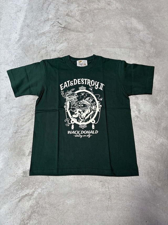 GENIUS CRAft / EAT & DECTROY Ⅱ / Tシャツ / 半袖Tシャツ / 半袖 / GREEN