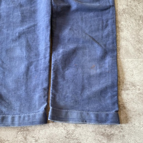 50-60s サンフェード フレンチワーク モールスキン パンツ 詳細写真16