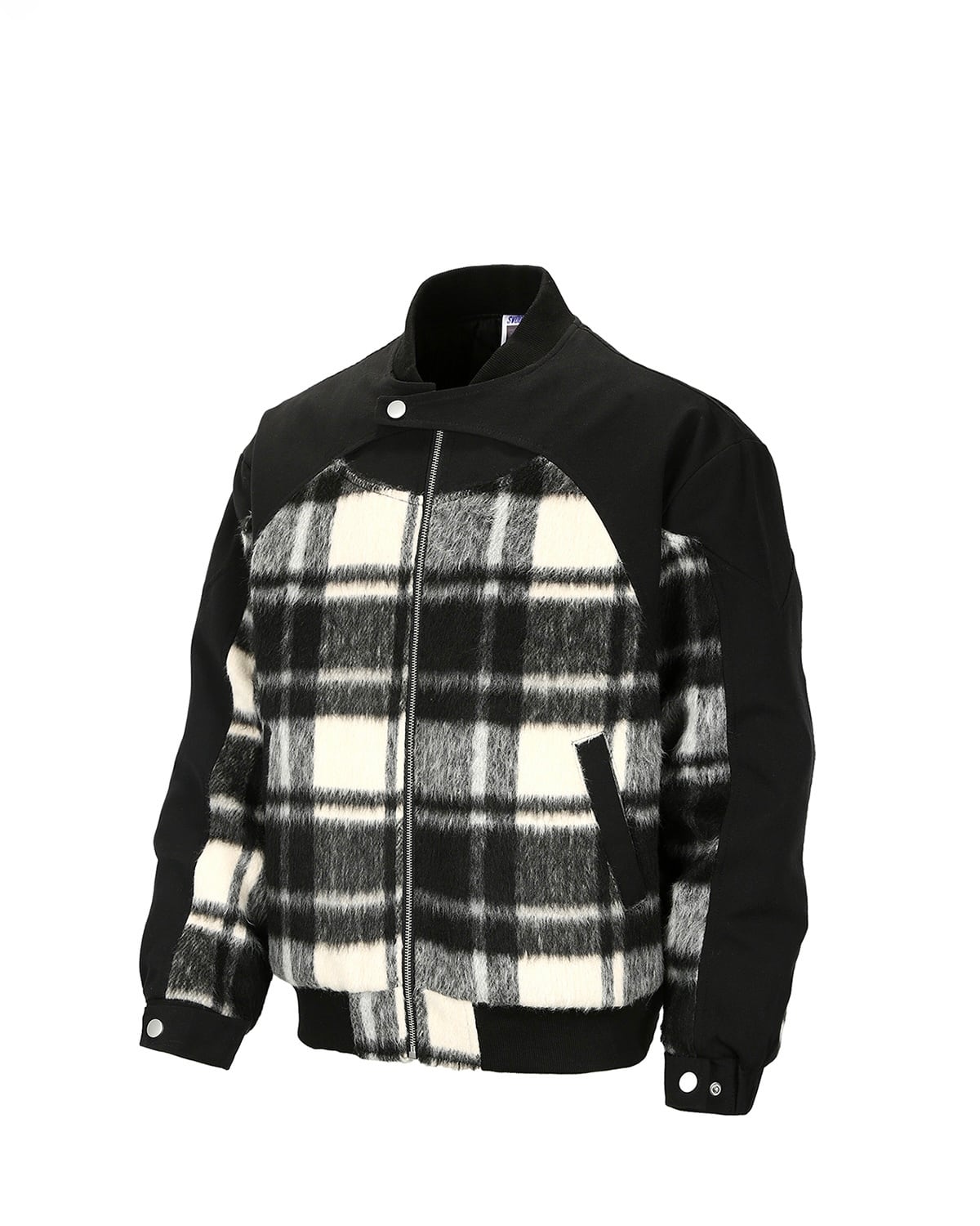【お急ぎ発送】チェックブルゾン(OU00004)