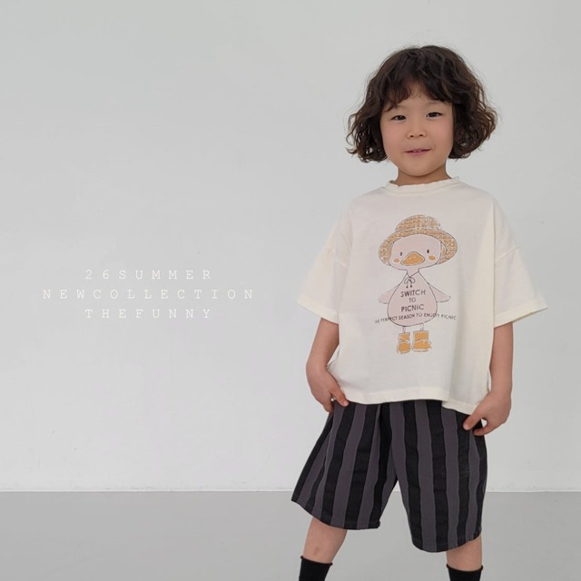 【取寄】thefunny｜duck tee｜ダックT｜XS-JM｜kids&jr｜26 summer