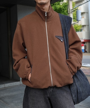 UNIVERSAL PRODUCTS. / 263-60102 WOOL CASHMERE FLEECE JACKET(BROWN)