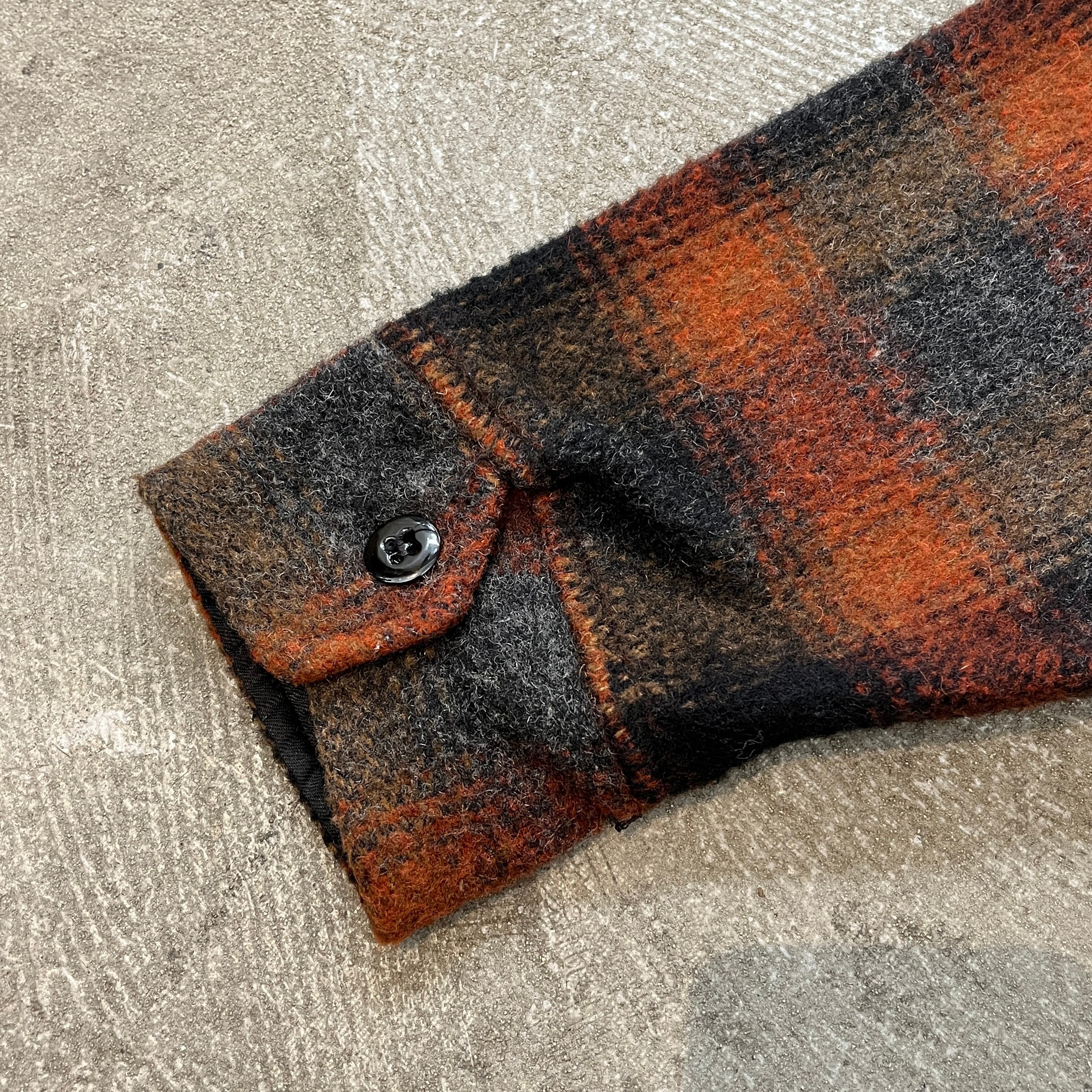 90s Melton Wool CPO Shirt 90年代 メルトン ウールシャツ オンブレ L