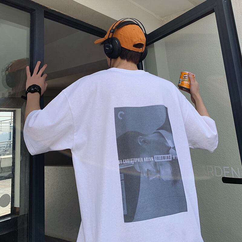 全2色 Tシャツ カットソー プリント カジュアル おしゃれ