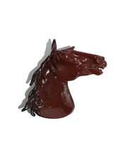 ENAMEL HORSE TRAY