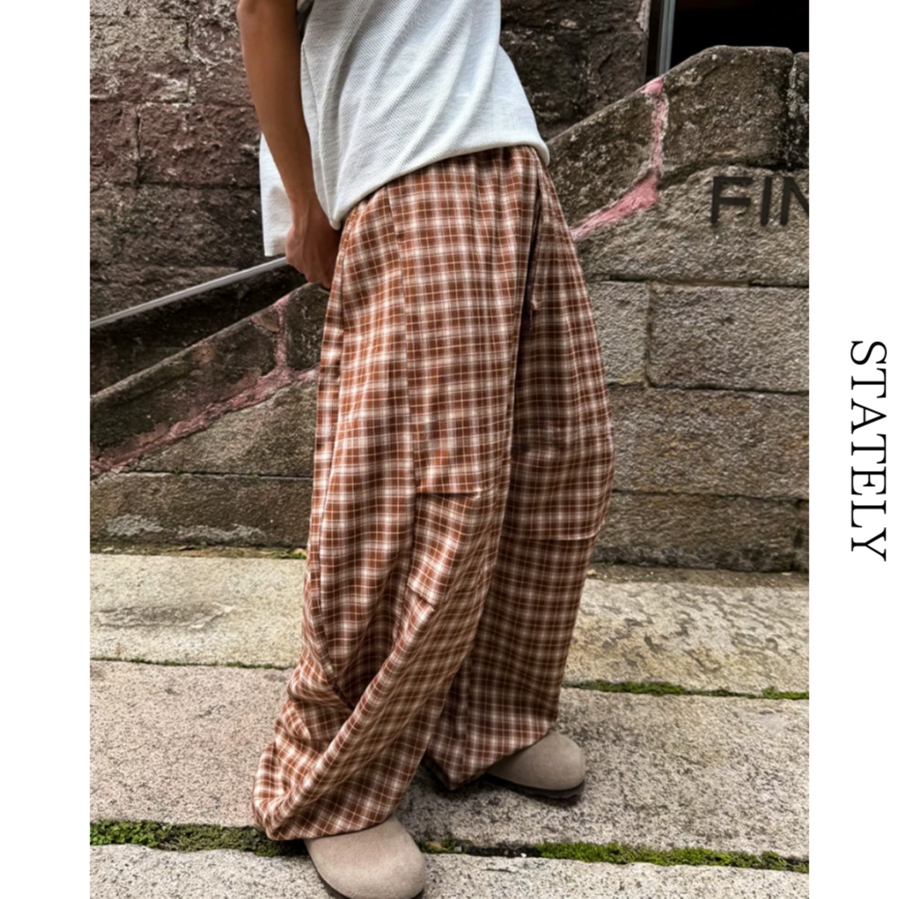 Check Flow バルーンワイドパンツ/2color_B182・画像8