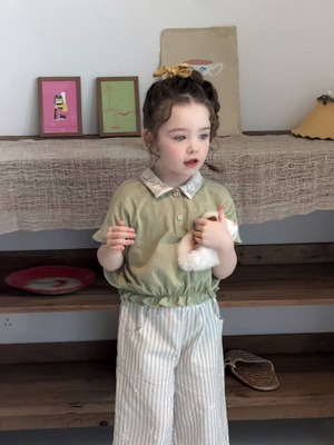 [aiai] Natural Stripe Pants / [아이아이] 내츄럴스트라이프팬츠