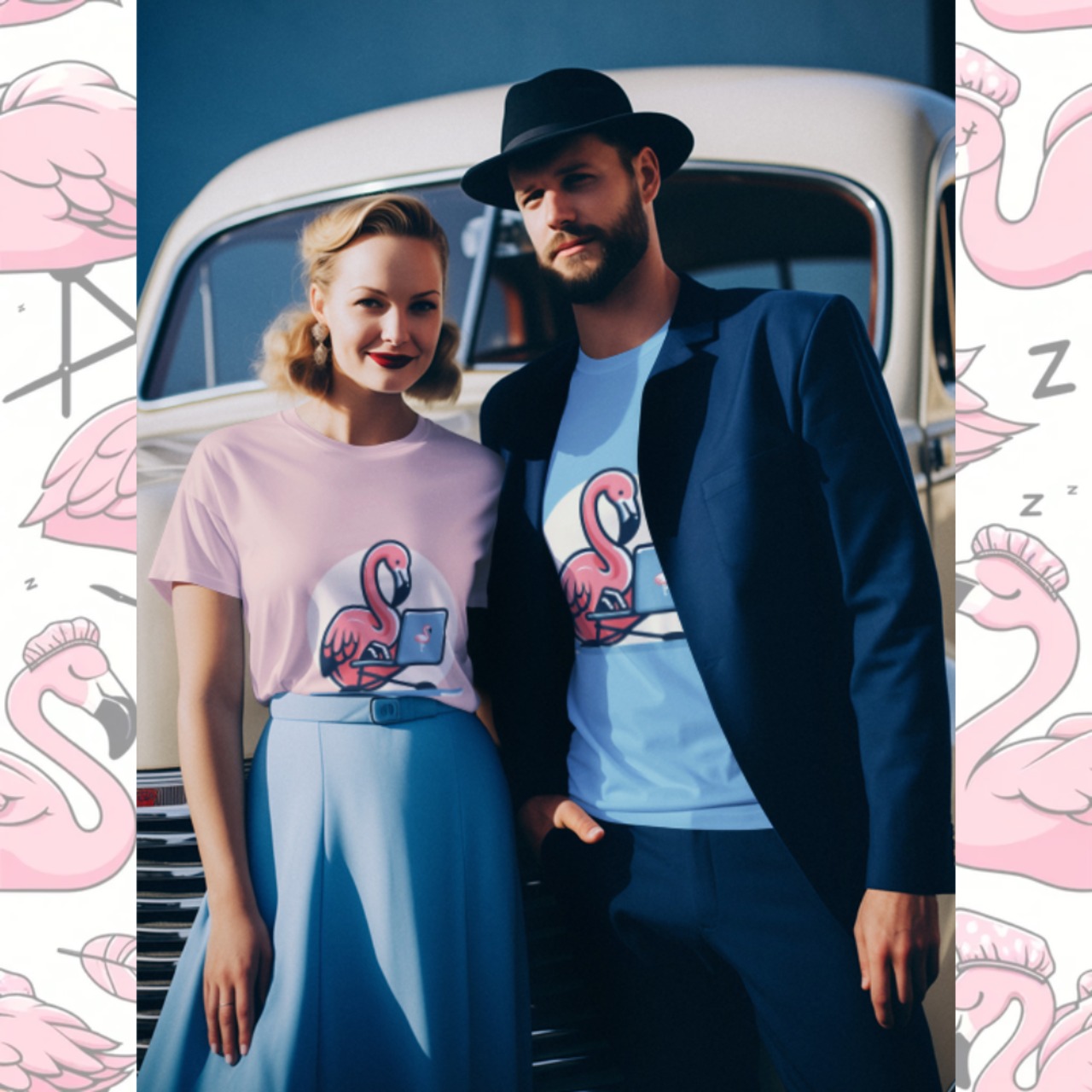 T-shirt -フラミンPC 4111