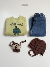 〖取寄〗韓国子供服 / 26winter / Digreen / キルティングデニムパンツ / キッズ / 冬服 *S~2XL*
