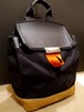 レア美品9.5万◆ALEXANDER WANG アレキサンダーワン ユニセックス 異素材MIX リュック バックパック 黒◆