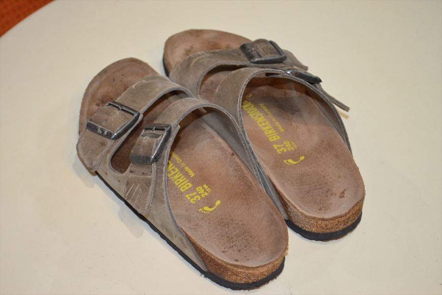 BIRKENSTOCK ブラックサンダル 37 ボストン ビルケンシュトック