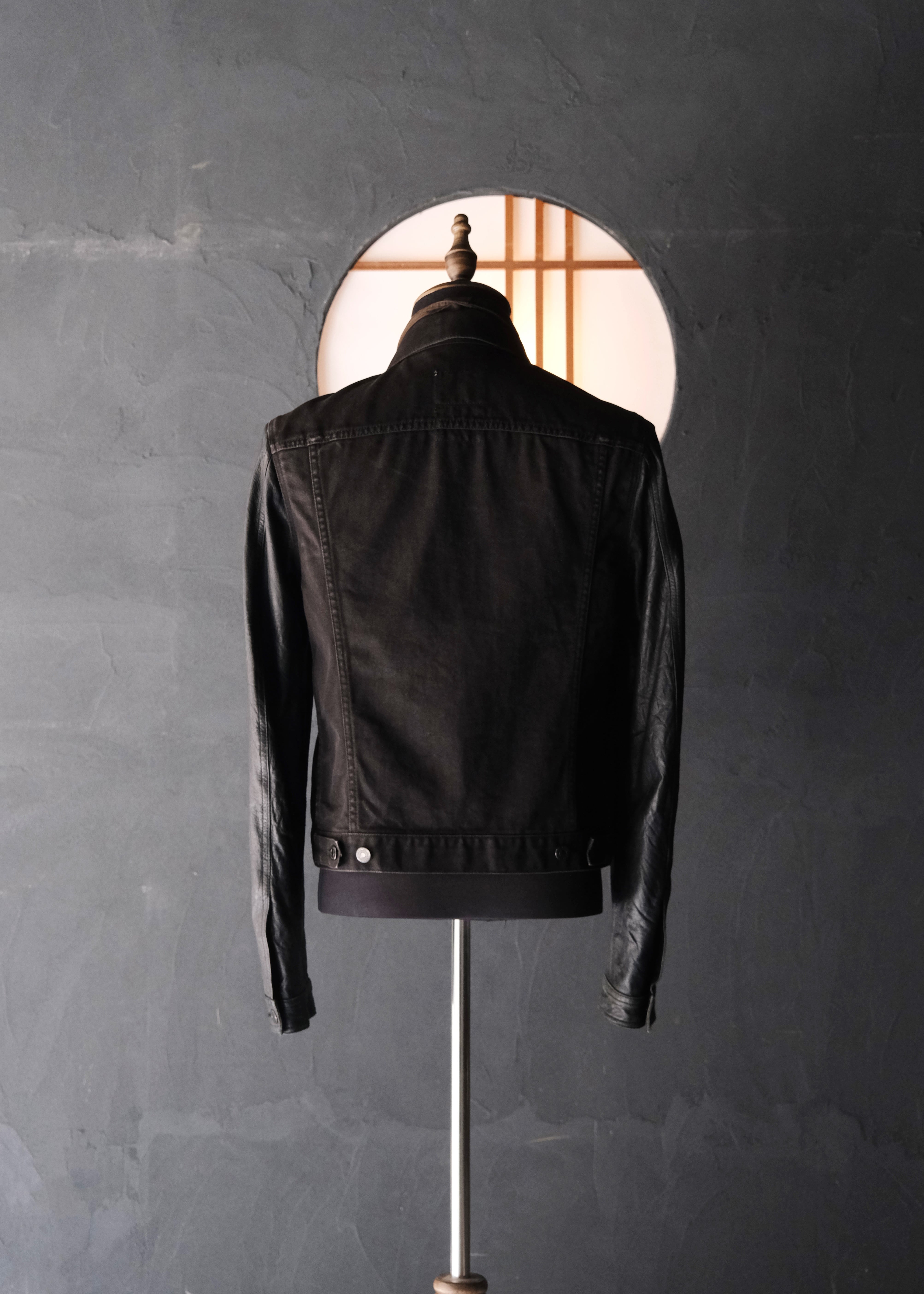 early 00's HELMUT LANG × 10 corso como leather sleeves classic