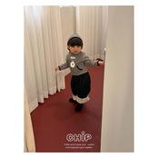 【取寄】CHIP デニムロールアップパンツ|冬服|韓国子供服