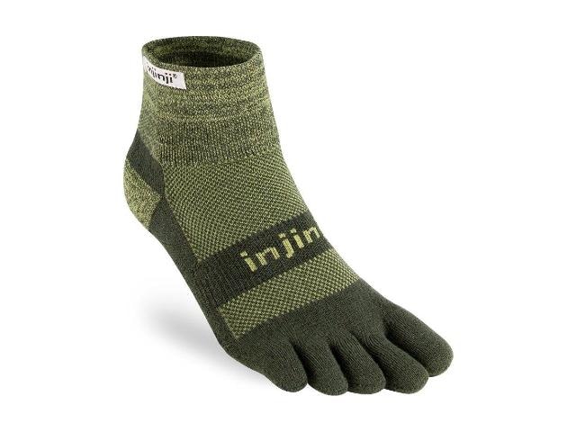 【injinji】 TRAIL MW MiniCrew ERB SOCKS(Herbs)