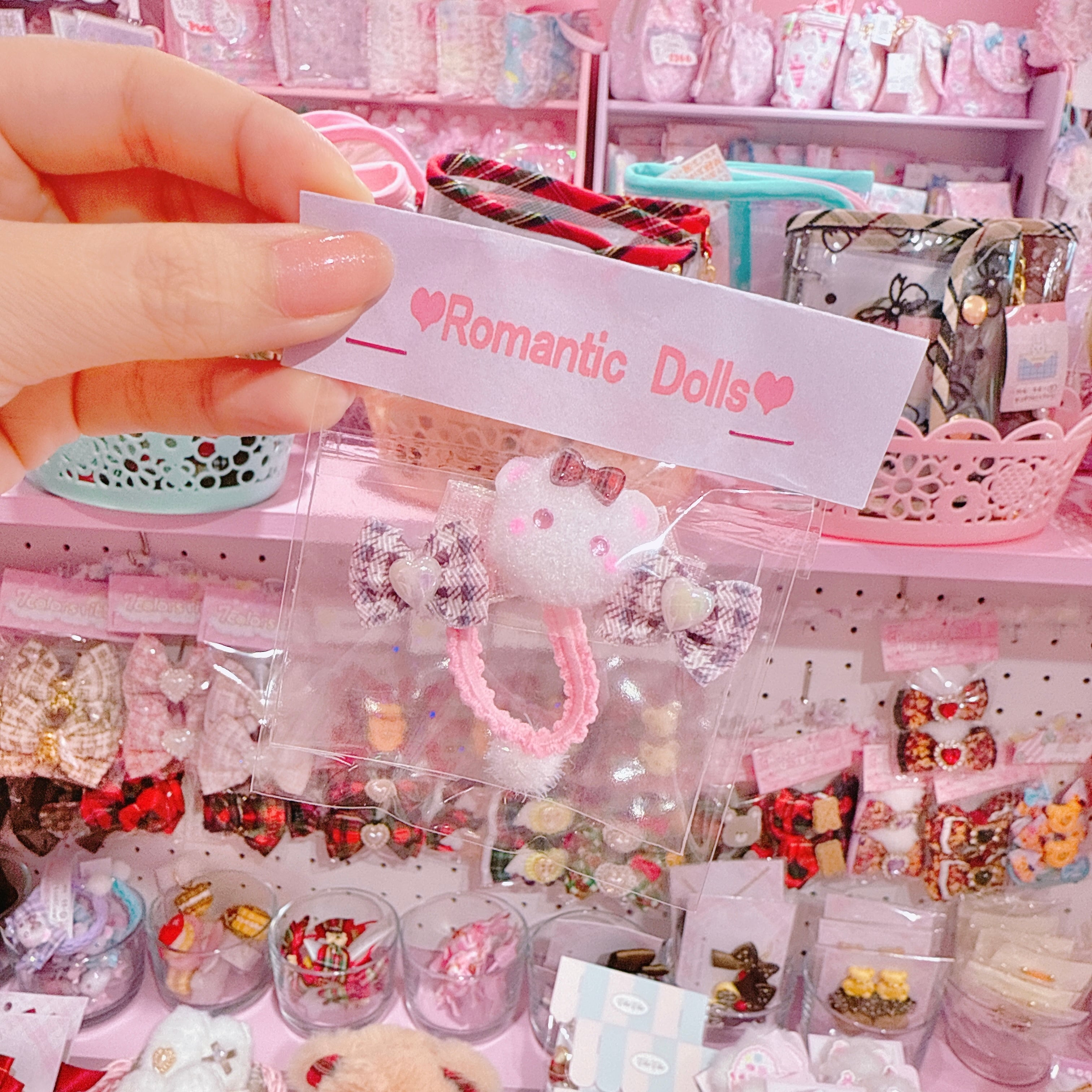 【M4】58-5くまマスコットミニヘアゴム