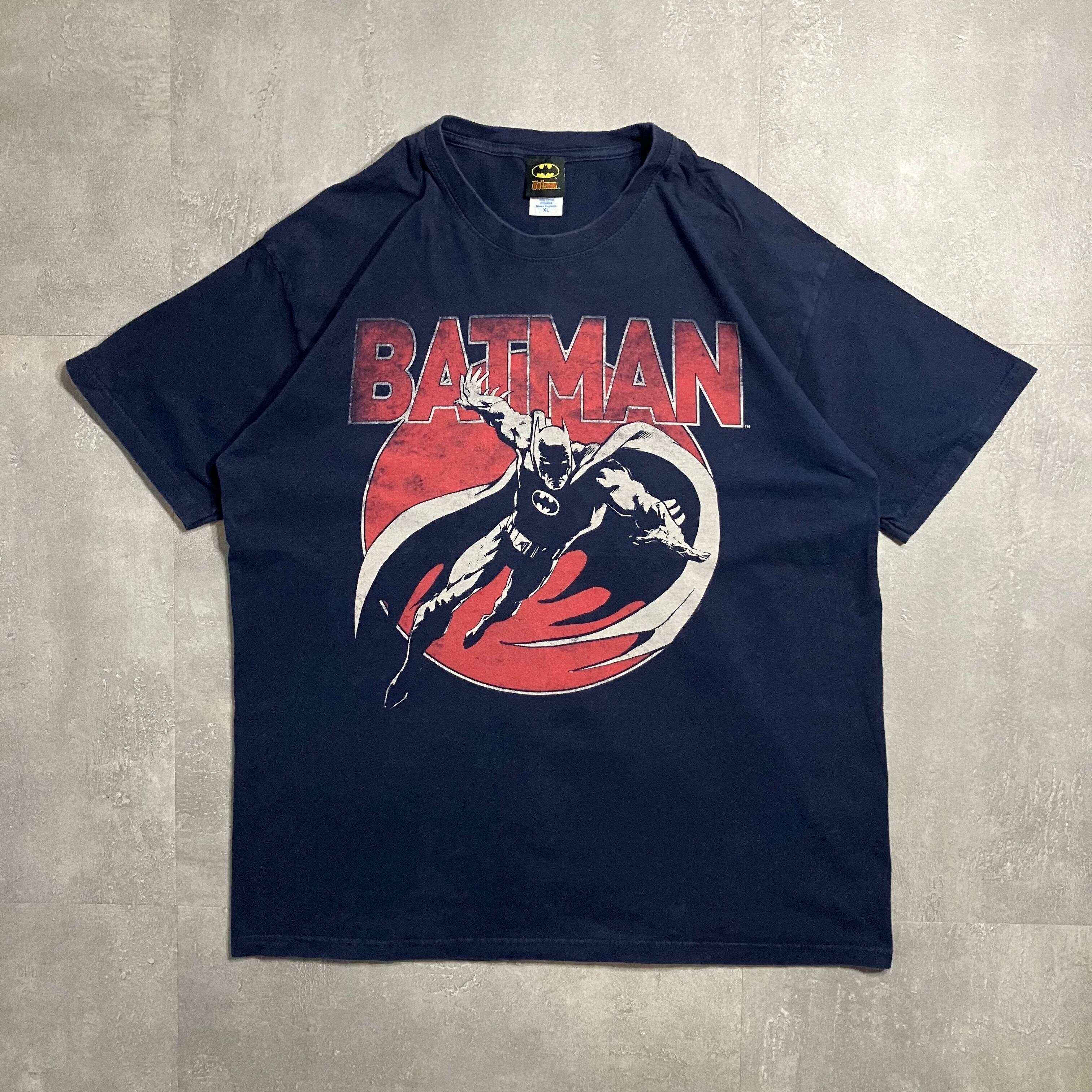 《XL size》GILDAN MARVEL BATMAN プリントTシャツ ネイビー No.3695