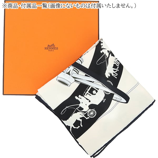 New HERMES エルメス カレ70 車輪でめぐるパリ H981167S_11 シルク