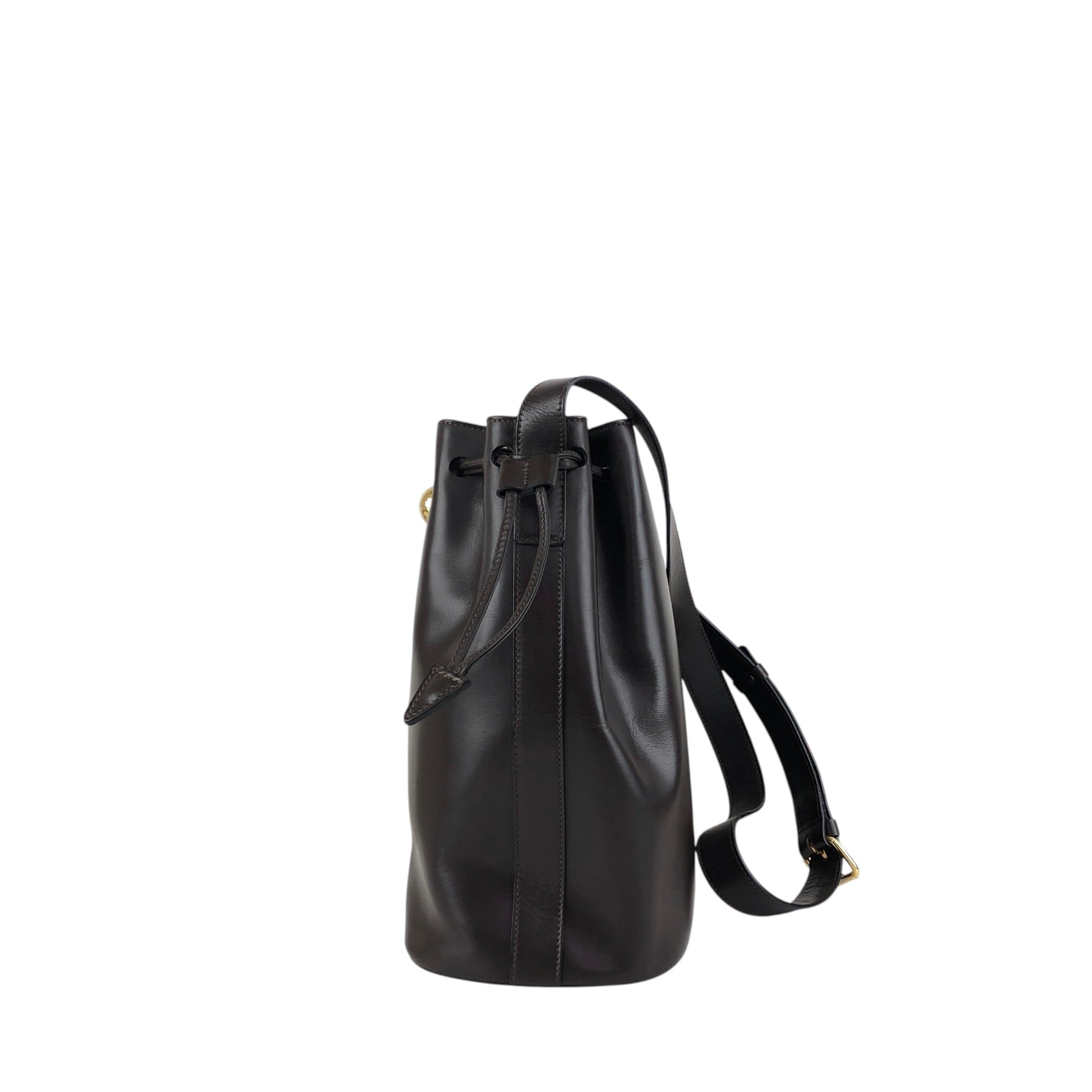 CELINE セリーヌ スターボール ショルダーバッグ ブラウン 巾着