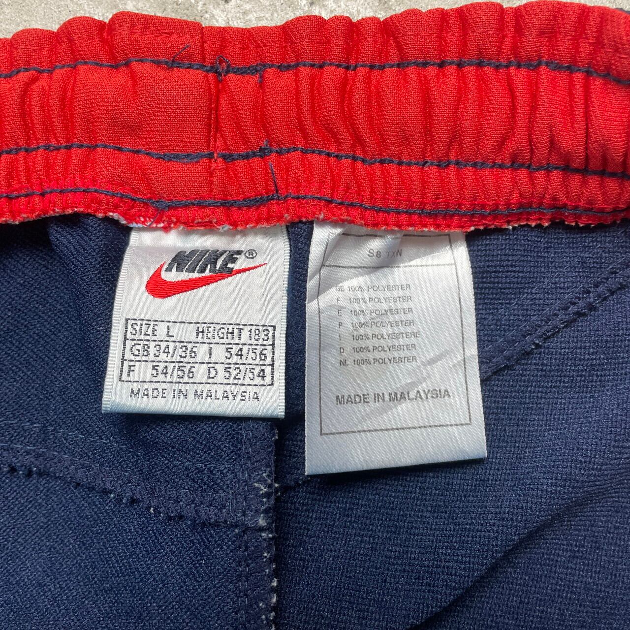 90年代 NIKE ナイキ ジャージ トラックパンツ メンズL 古着 90s