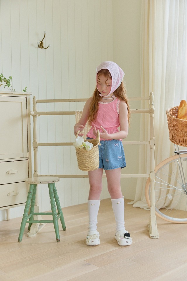 ※お洋服と同梱限定※【即納】<berryberry>  Rose socks