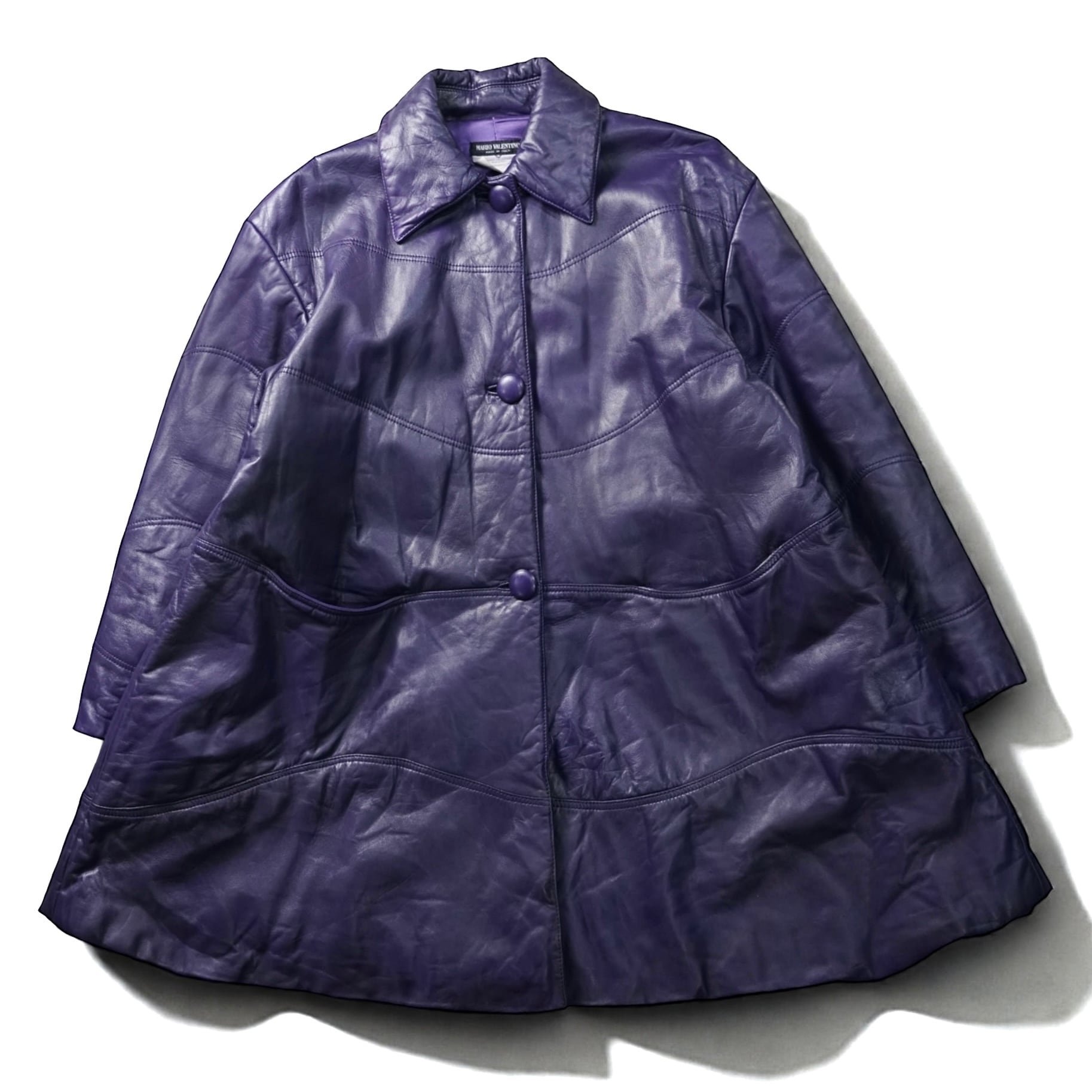 Vintage double breasted mouton coat 