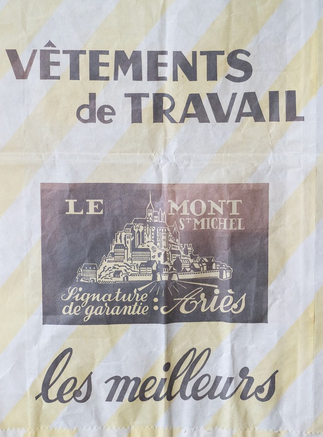 "Le Mont St Michel" 1950s Paper bag