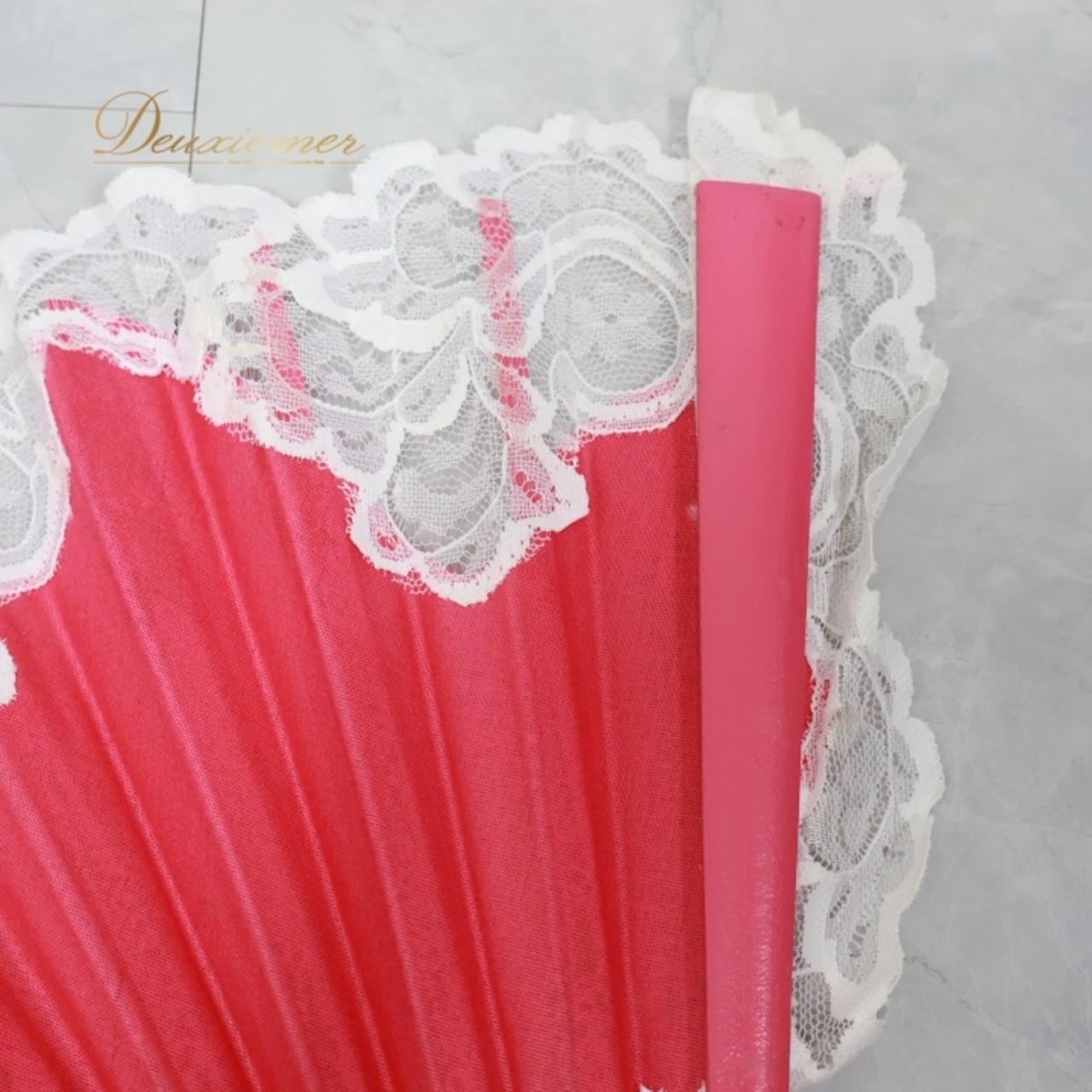 フラメンコ 小物 アバニコ ピンク系 Abanico Español レース 扇子 せんす 白 小道具 ダンス小物 鮮やか 華やか 練習 レッスン ステージ イベント フラメンコ小物 ホワイト系