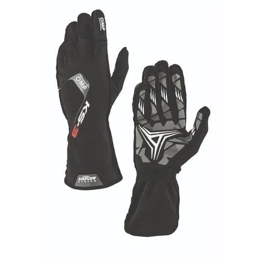 KB0-2756-A01#096 KS-3 my2026 KART GLOVES ORANGE / BLACK | Limit