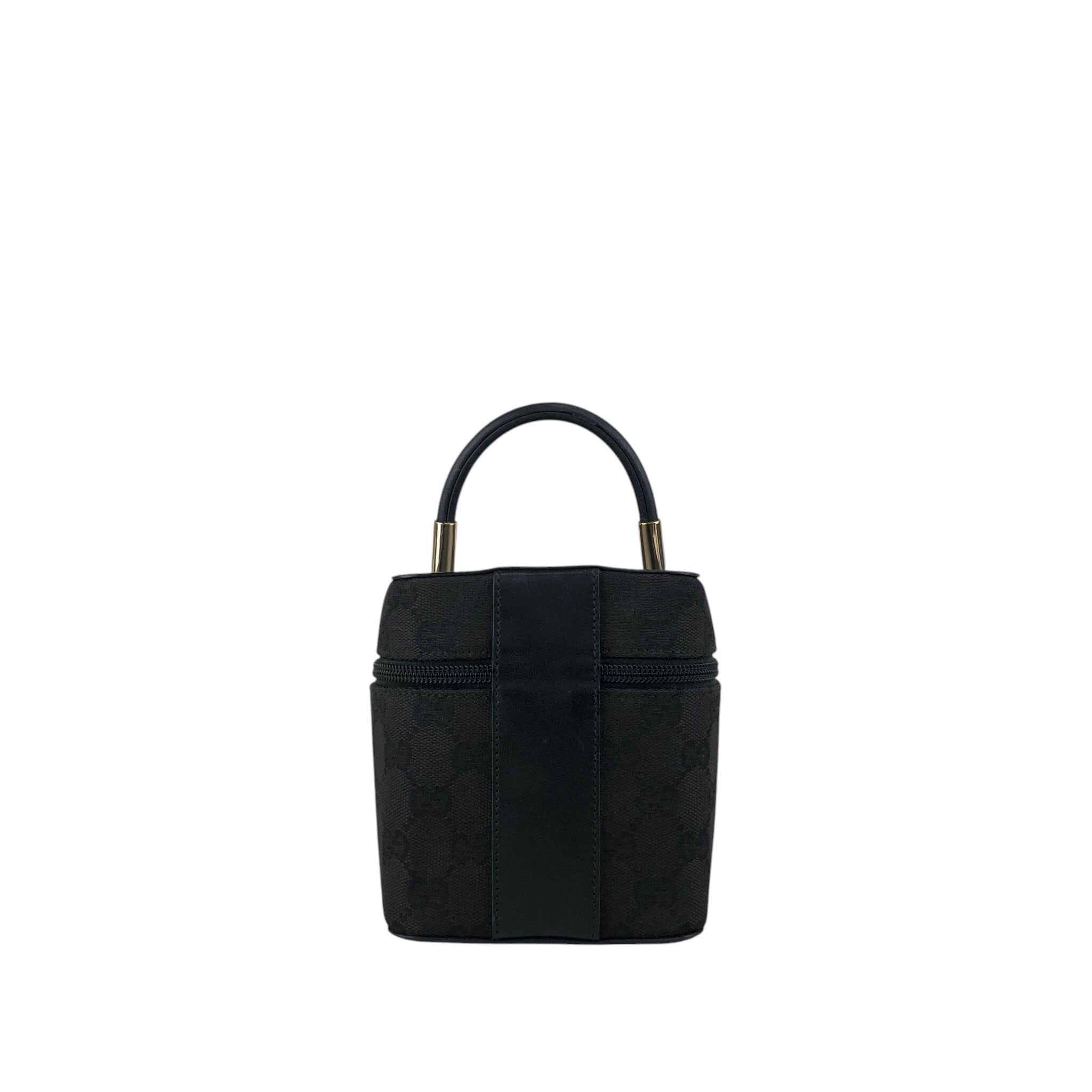 GUCCI グッチ GGキャンバス ハンドバッグ ブラック キャンバス ミニ