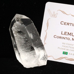 レムリアンシード 水晶 原石 セルフヒールド ブラジル ミナスジェライス州 コリント産 証明書付属 一点物 おまかせ便 271-617