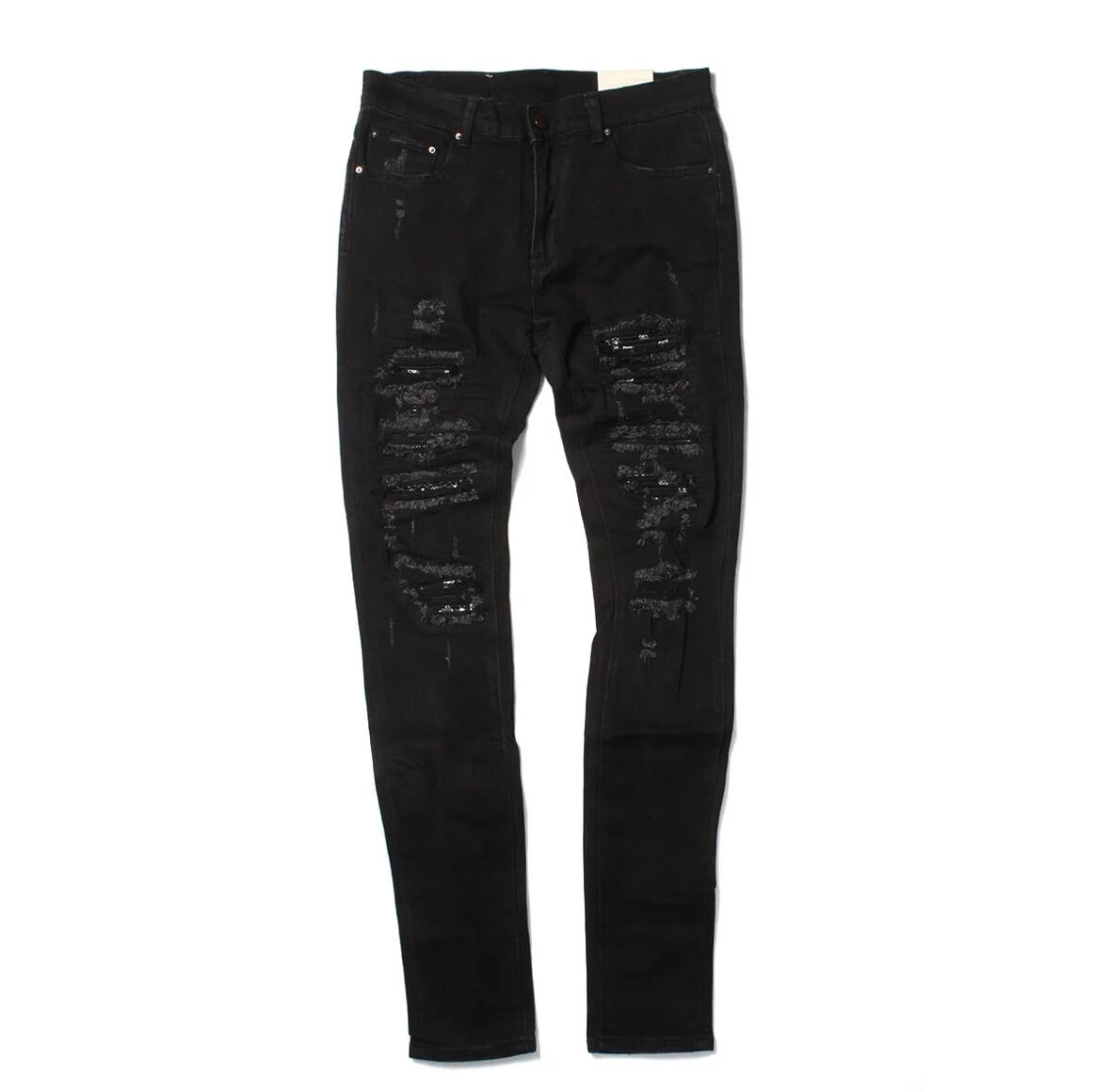 パンツ [mnml] X409 Rhinestone Skinny Denim Blue mnml X409 RHINESTONE SKINNY DENIM BLUE mnml] X409 Rhinestone
