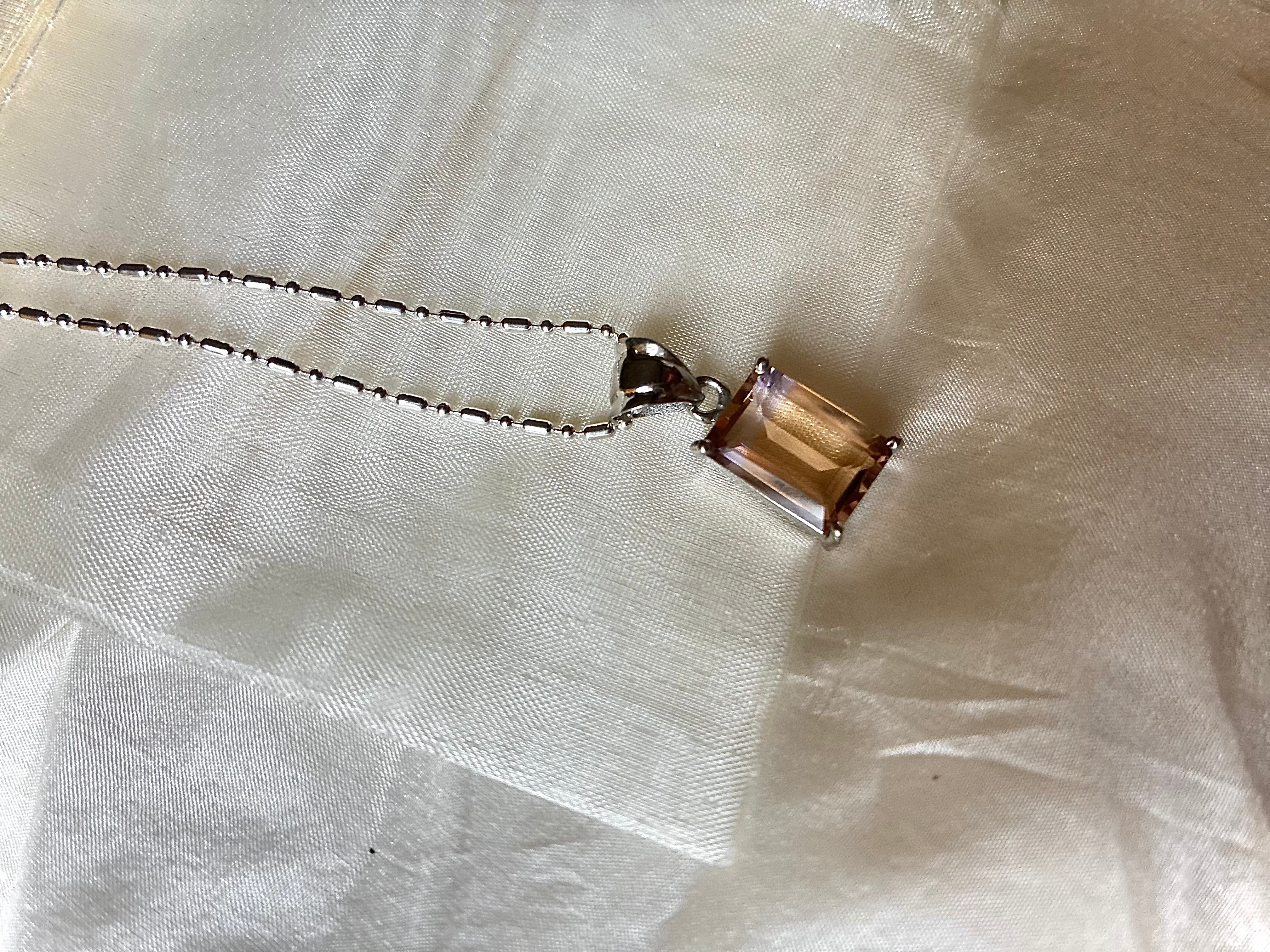 Ametrine〜安定〜  necklace