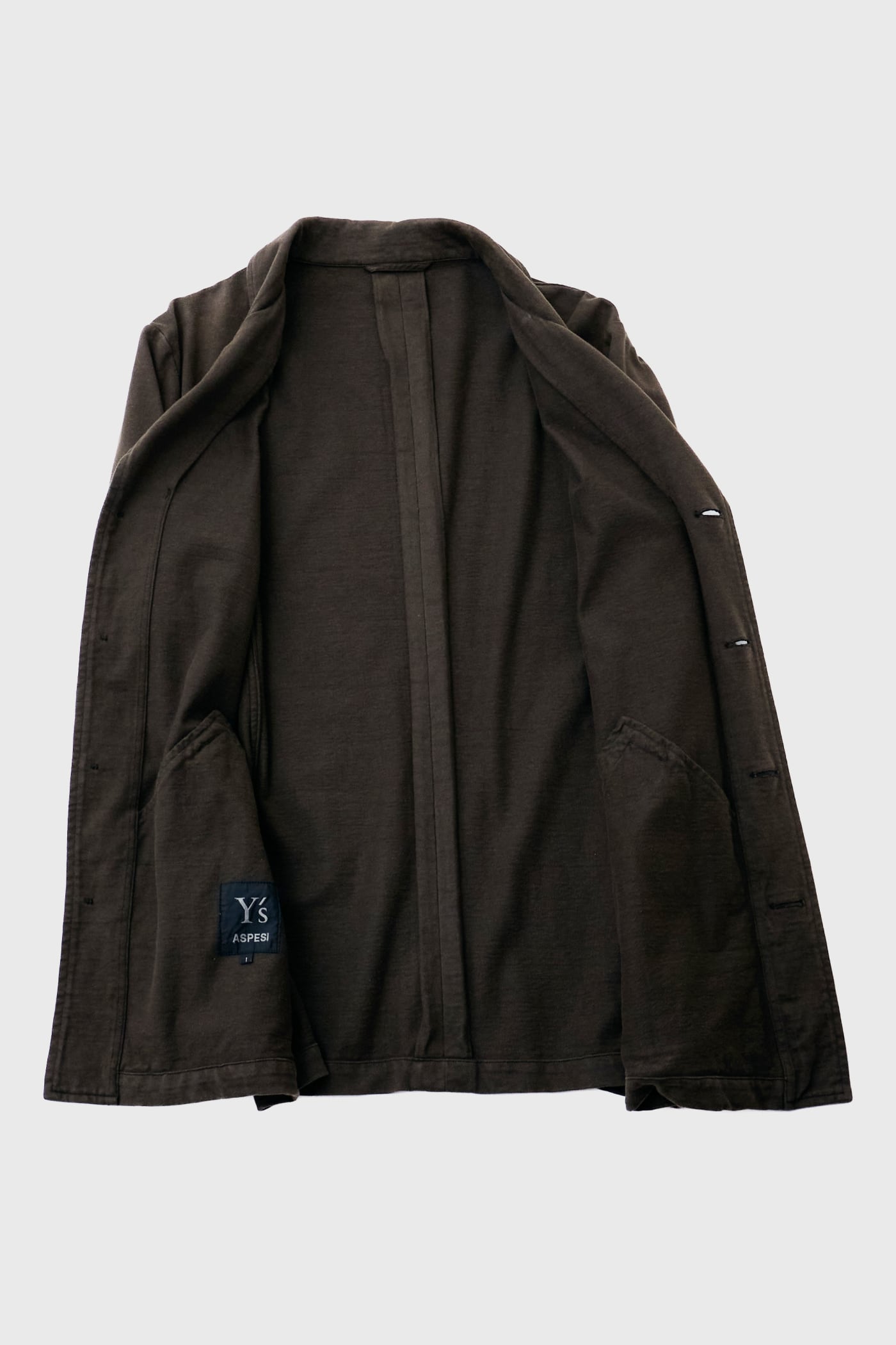 Y's ASPESI コート Y's◇コート/2/コットン/BLK/ASPESI/ライナー付き/THERMORE Y's for men