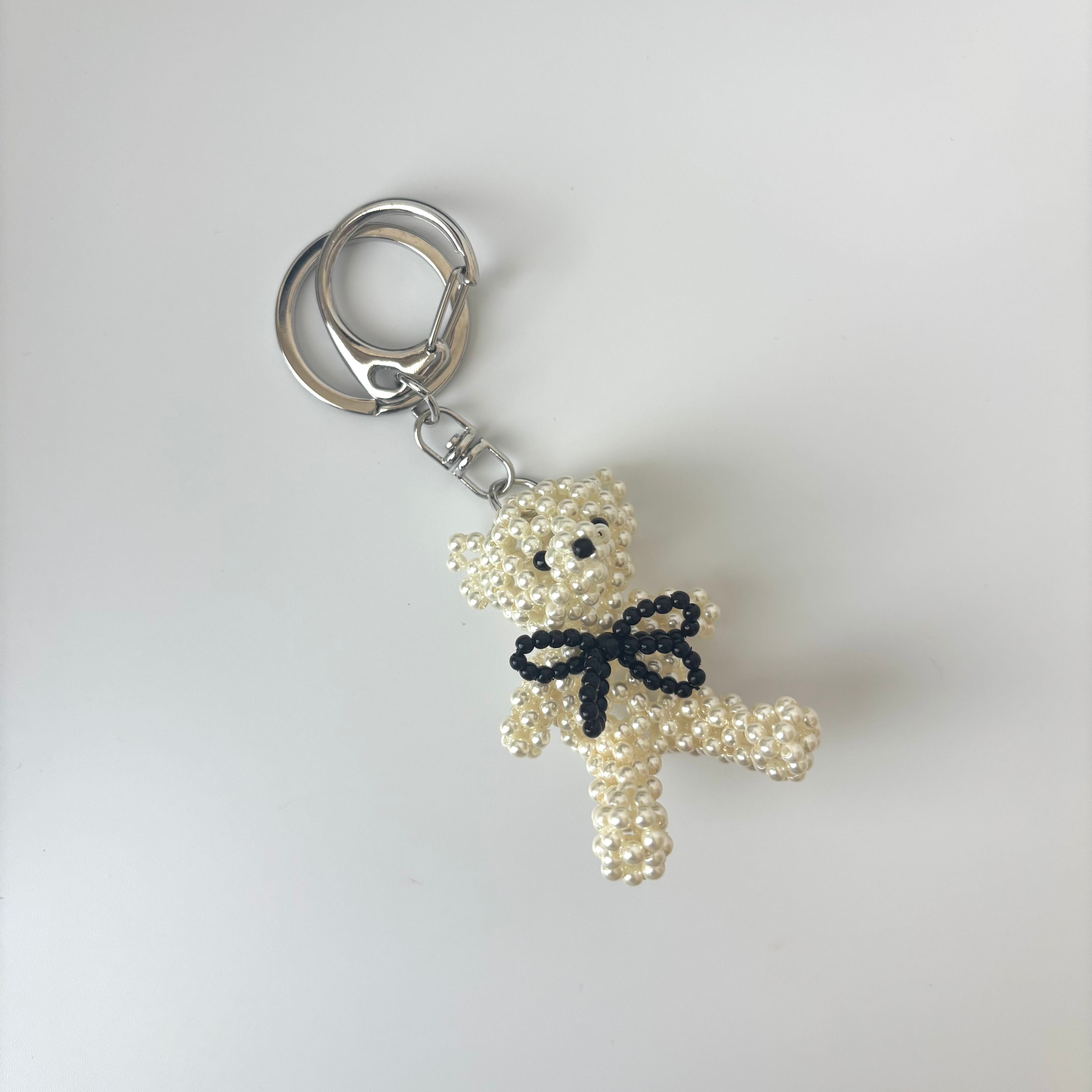 yuri select パールベアキーホルダー