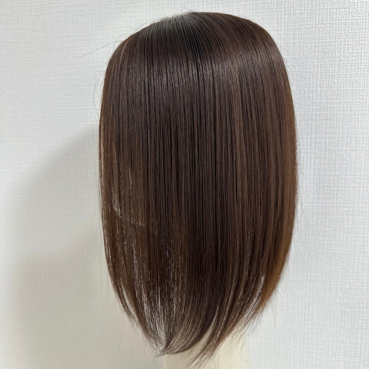 ✨人毛100％✨27cm 自然な前髪生え際薄毛対策【ナチュラルブラウン】