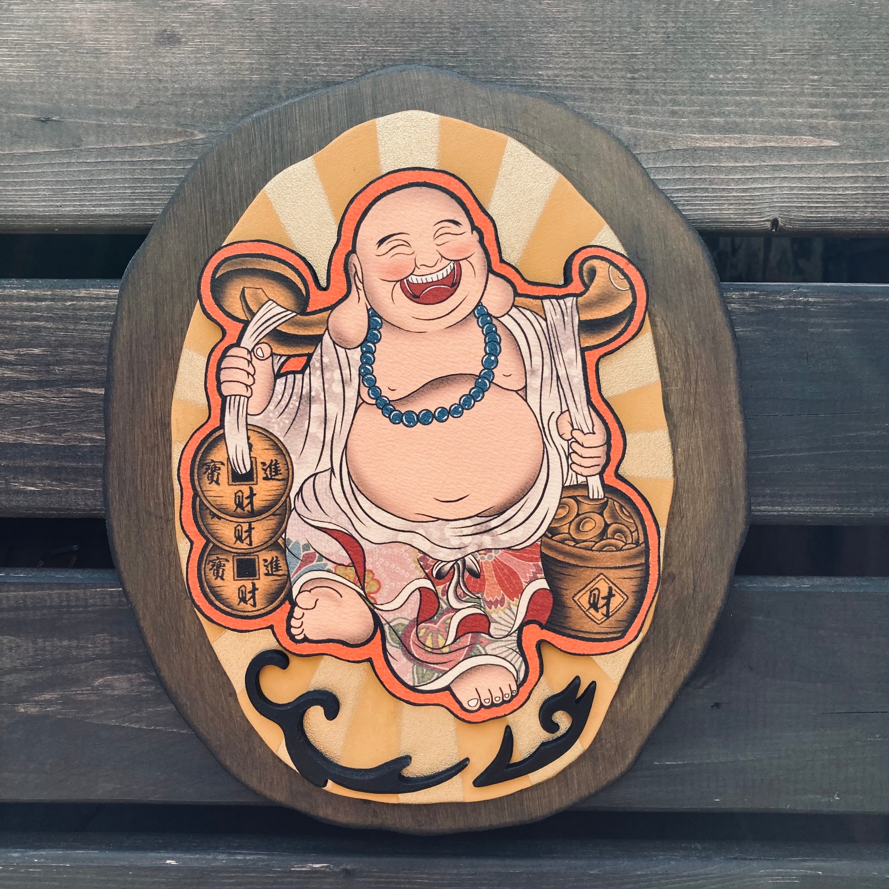 美術逸品　　家紋入り七福神 美術逸品 家紋入り七福神 美術逸品 家紋入り七福神【公式ショッピング