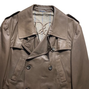 D&G leather coat