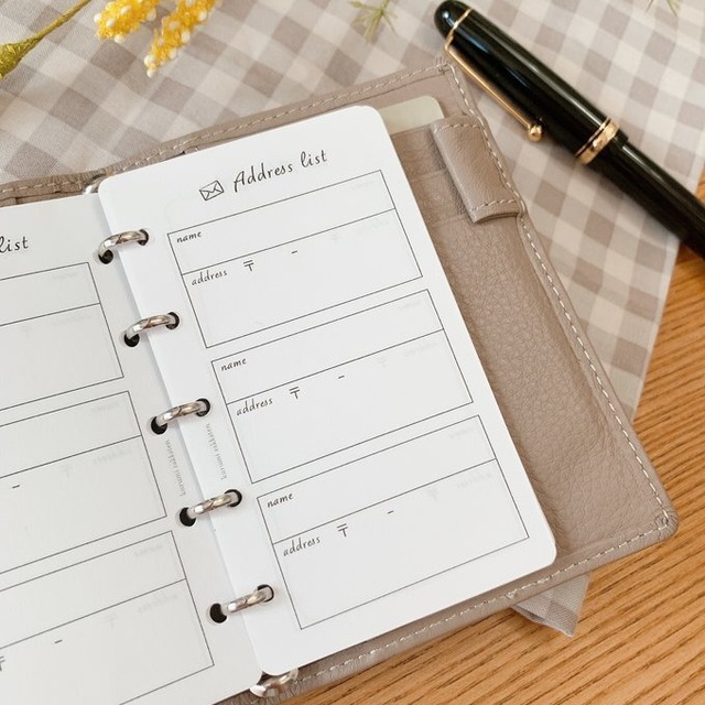 マイクロ5サイズ/アドレスリストリフィル