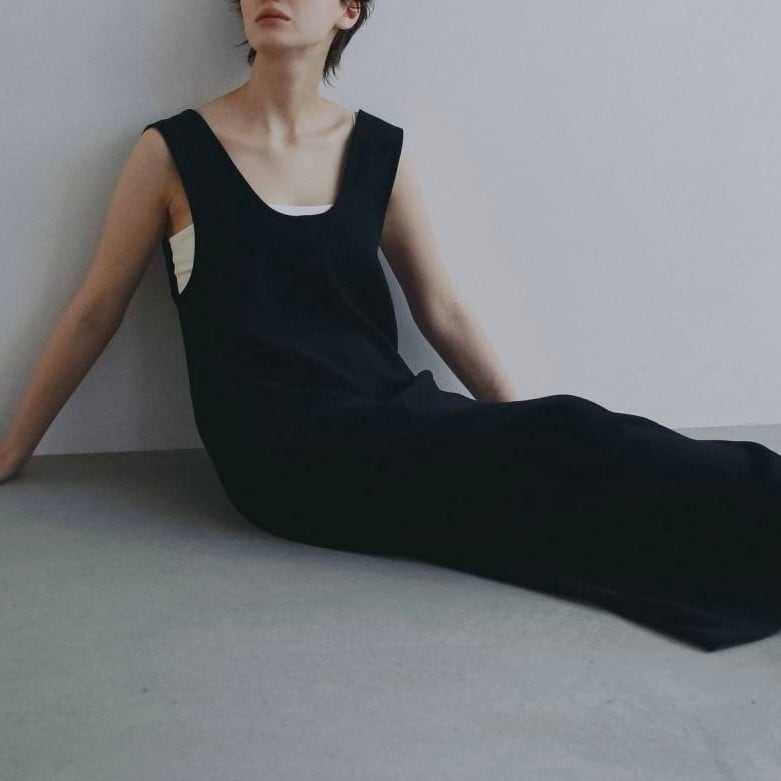 【 anuke 】Uneck Loose Onepiece