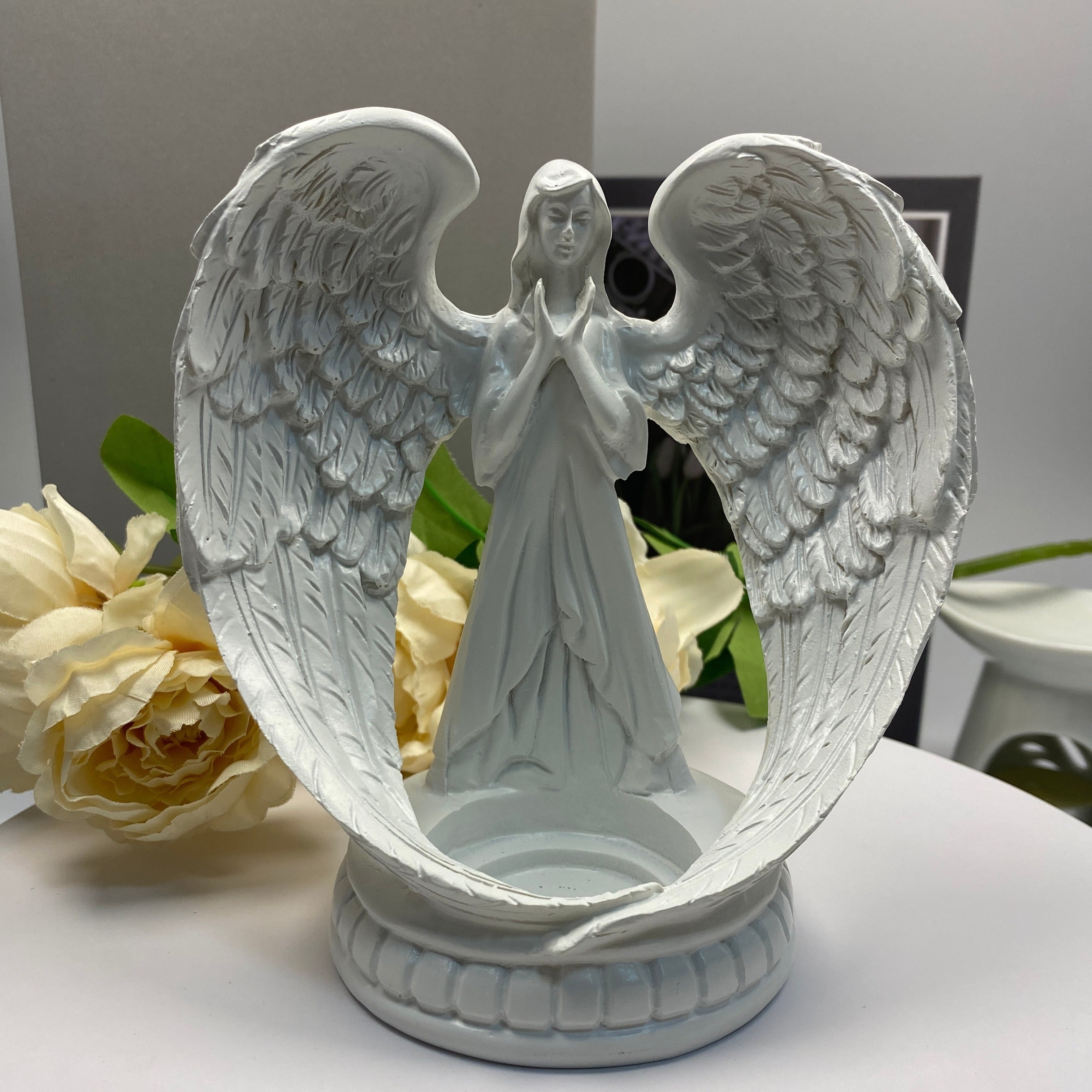 天使のキャンドルホルダー ろうそく立て 燭台 エンジェル 女神