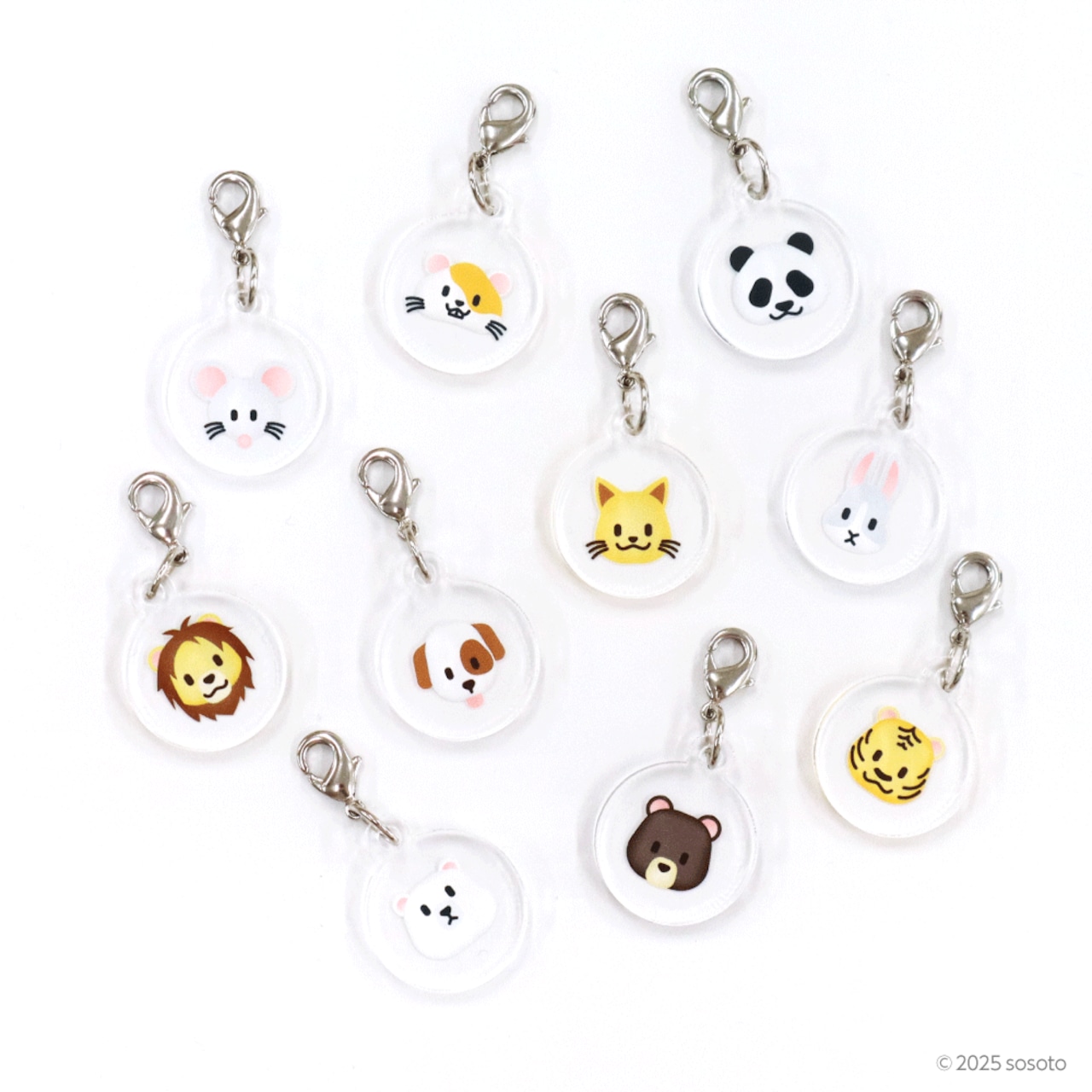 ファンマークチャーム〈陸のなかまたち〉