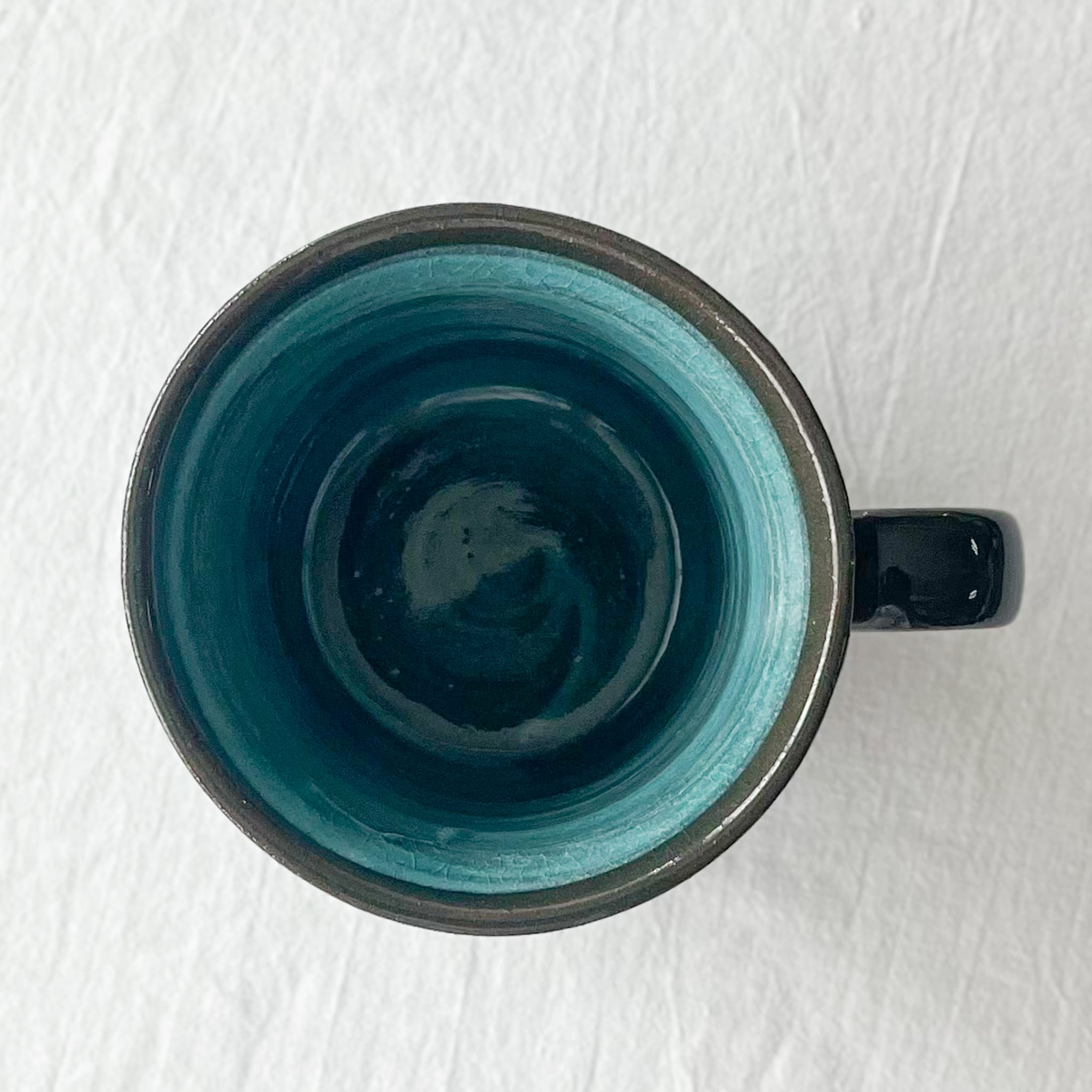 エメラルドのマグカップ【ジグザグ】 | Kamani | 多治見で営む 美濃焼