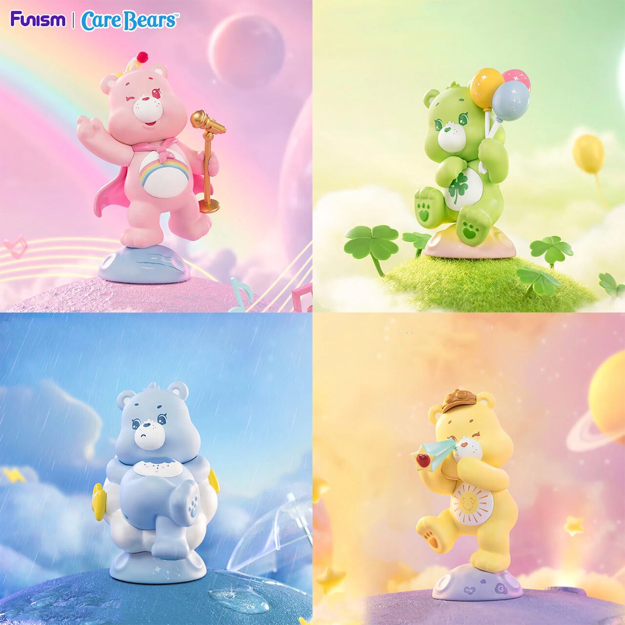 ケアベアプラネットオブジョイシリーズ 4体セット ケアベア プラネット オブ ジョイ | Pay ID