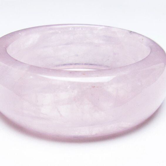 ローズクォーツ バングル 一点物 メール便可 [M便 1/10] 111-37062