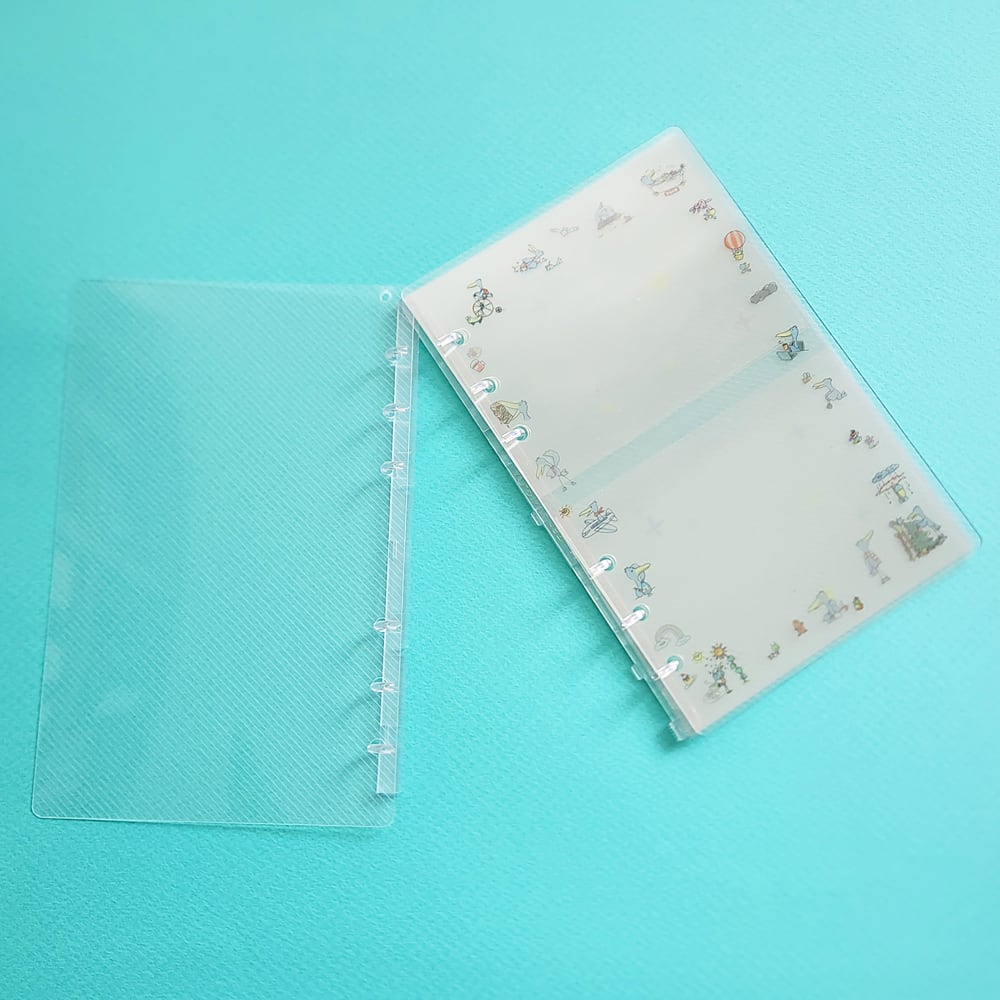 シール帳【手帳サイズ】6穴 はしもん