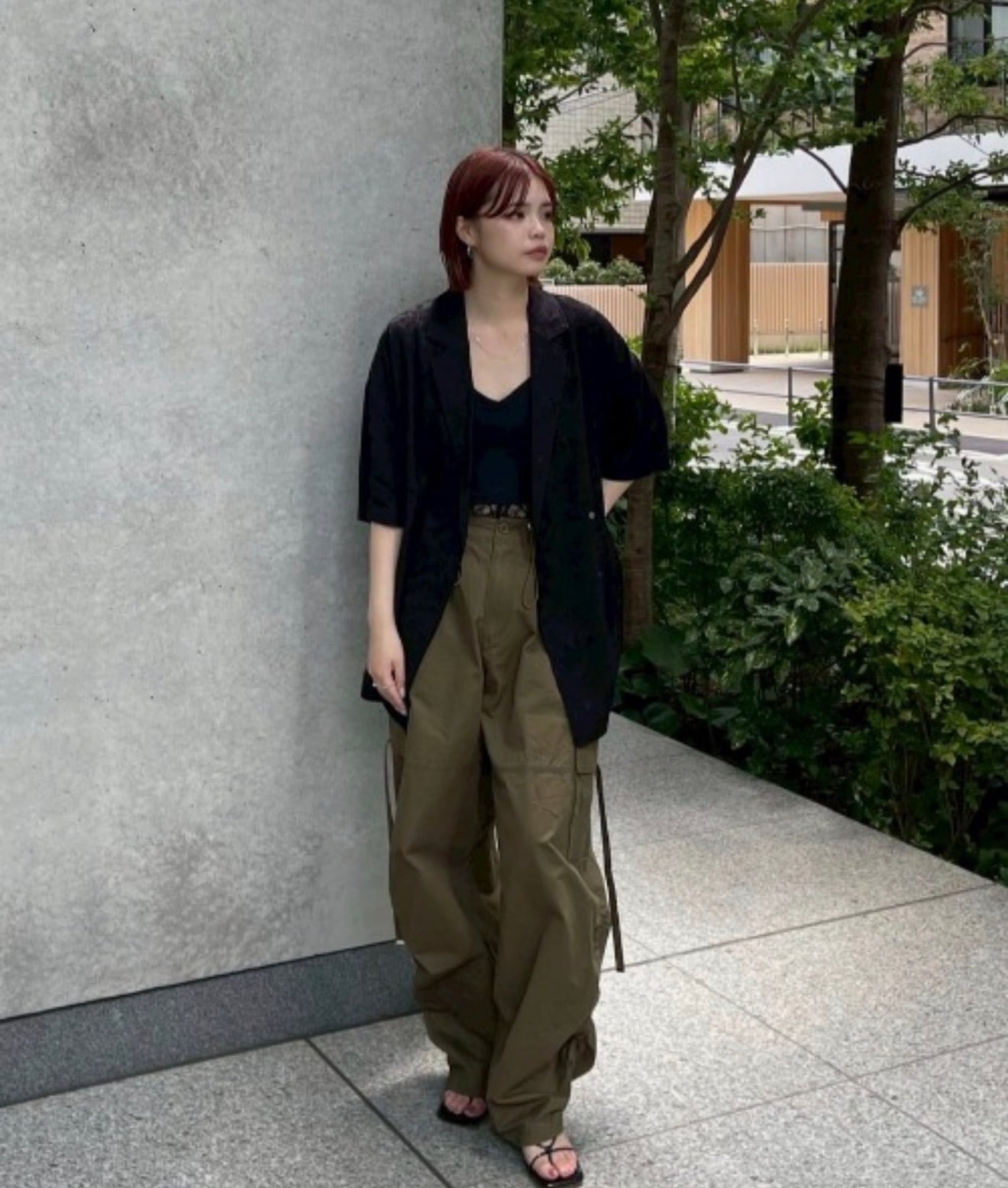 AMERI】MEDI VARIOUS PATTERN TUCK PANTS (0226108410750) | CLOAK&CO