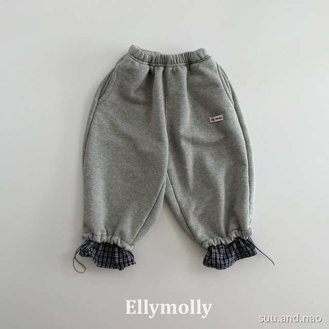 取寄:ELLYMOLLY ハッシュ配色パンツ※送料無料