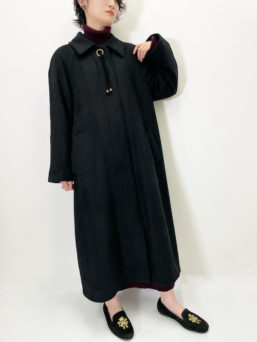 Vintage Cashmere Wool Coat Made Italy