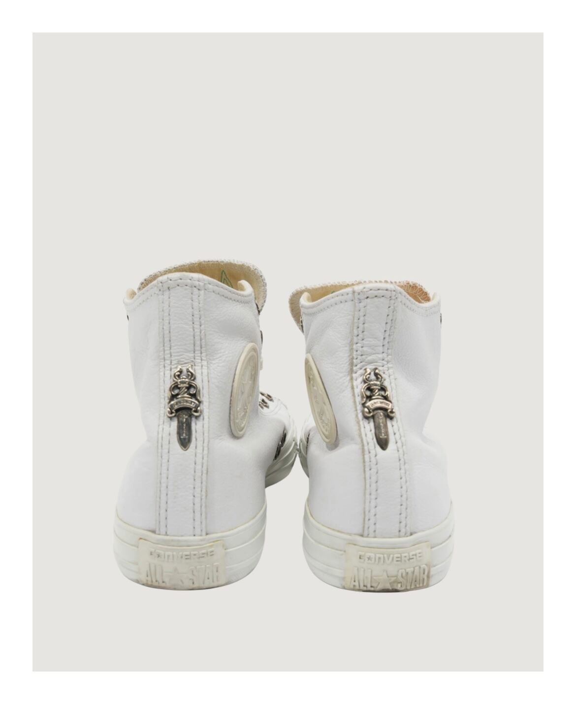 CHROME HEARTS クロムハーツ Converse Star Patch Leather Chuck