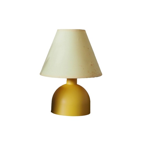 1996 Yellow plastic shade lamp